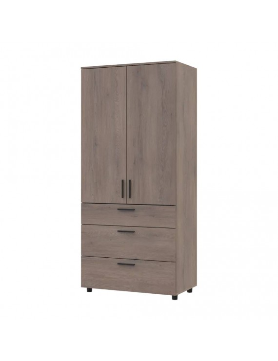 Шафа для одягу Doros Торн Кремона Канноло 2 ДСП/3Ш (полиці) 90х51.6х200 (DRS-012016)
