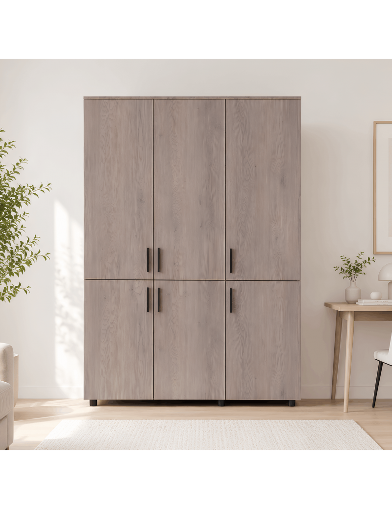 Шафа для одягу Doros Торн Кремона Канноло 3 ДСП (полиці) 135х51.6х200 (DRS-012066)