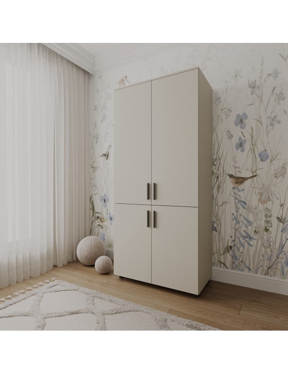 Шафа для одягу Doros Торн Кашемір 2 ДСП (полиці) 90х51.6х200 (DRS-012026)