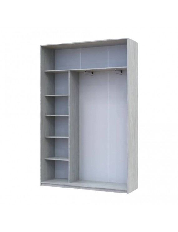 Шафа-купе Doros Сити Лайт Сосна Натти 1 ДСП / 1 дзеркало 150х45х225 (DRS-011962)