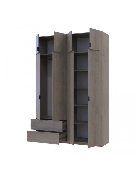 Шафа розпашна з антресоллю Doros Лукас 160х50х240 см Канноло (DRS-011881)