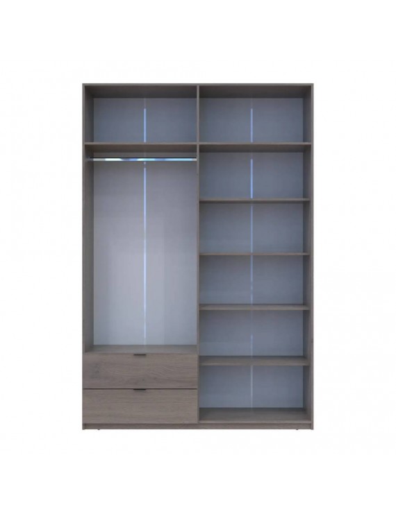 Шафа розпашна з антресоллю Doros Лукас 160х50х240 см Канноло (DRS-011881)