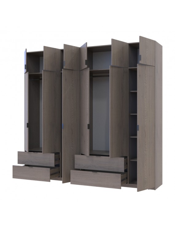 Комплект шаф для одягу Doros Лукас (2 шт.) 255х50х240 см Канноло (DRS-011851)