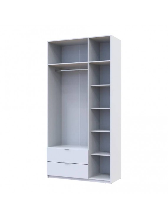 Шафа для одягу Doros Лукас Білий 3ДСП 120х50х240 DRS-011649 (80737796)