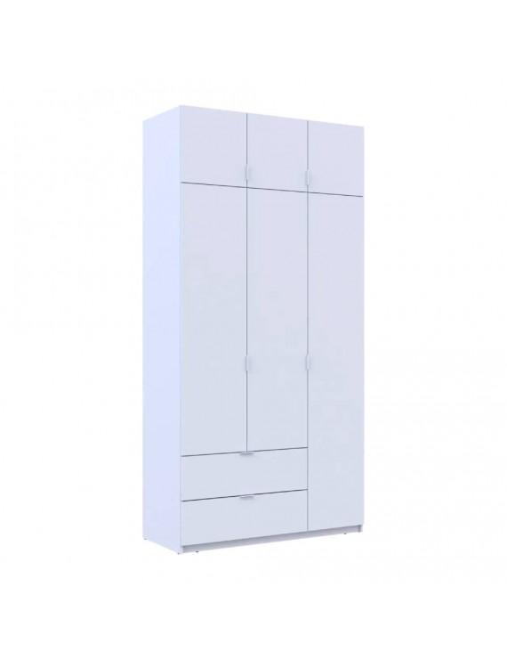Шафа для одягу Doros Лукас Білий 3ДСП 120х50х240 DRS-011649 (80737796)