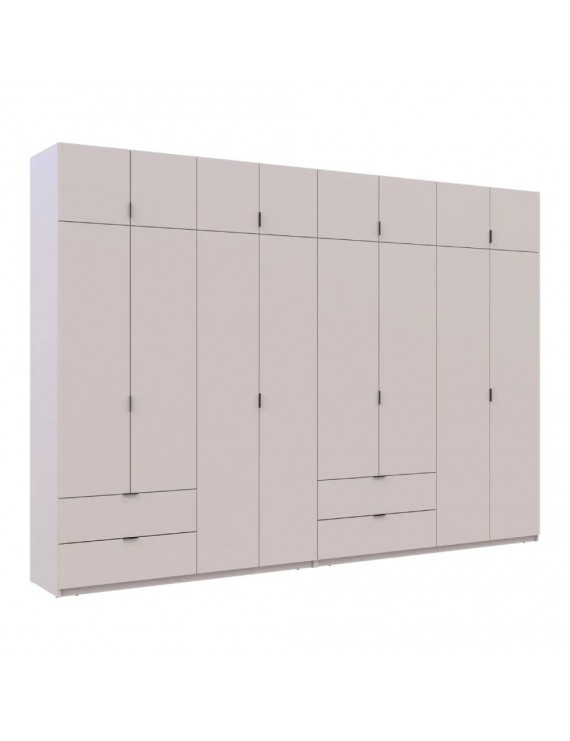 Шафа для одягу Doros Лукас Кашемір 4+4 ДСП 340х50х240 DRS-011721 (42005140)