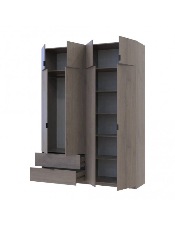 Шафа розпашна з антресоллю Doros Лукас 180х50х240 см Канноло (DRS-011882)