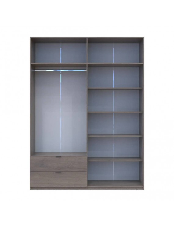 Шафа розпашна з антресоллю Doros Лукас 180х50х240 см Канноло (DRS-011882)