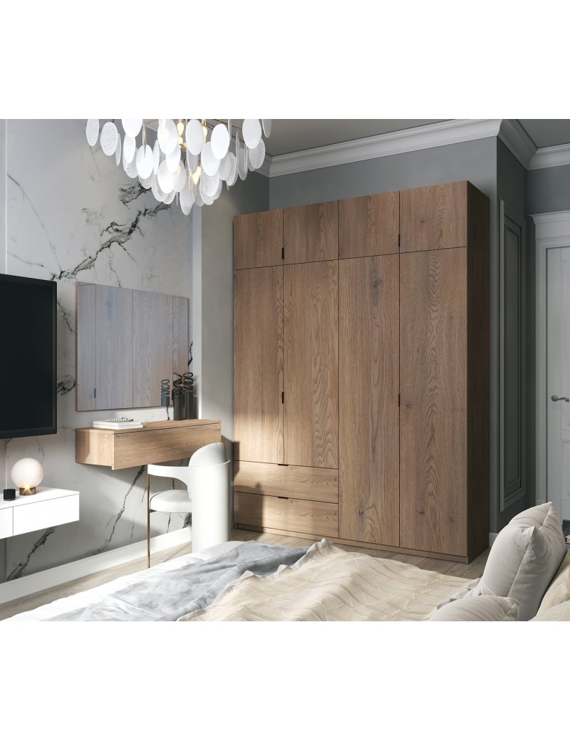 Шафа розпашна з антресоллю Doros Лукас 180х50х240 см Канноло (DRS-011882)