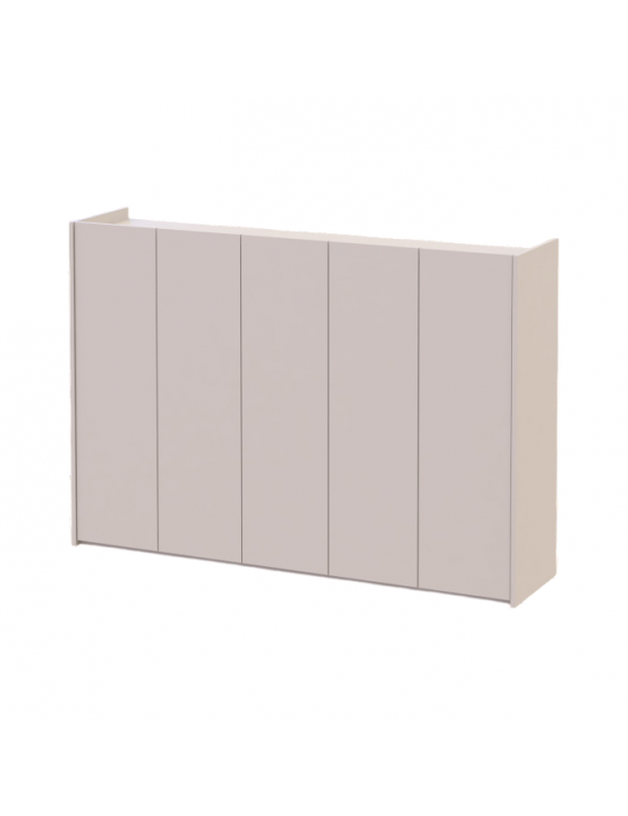 Тумба для взуття Doros Кассель Кашемір 5 ДСП 159х40х110 (DRS-011833)
