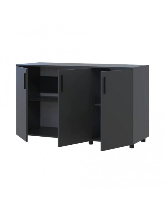 Комод Doros Торн Антрацит 3 ДСП 135х51.6х80 (DRS-012097)