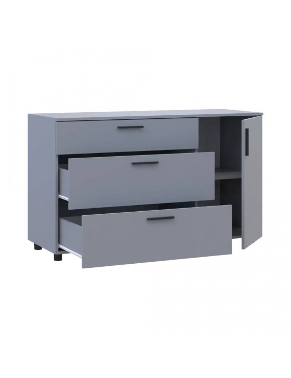 Комод Doros Торн Сірий 3Ш/1Д 135х51.6х80 (DRS-012107)