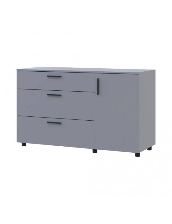 Комод Doros Торн Сірий 3Ш/1Д 135х51.6х80 (DRS-012107)
