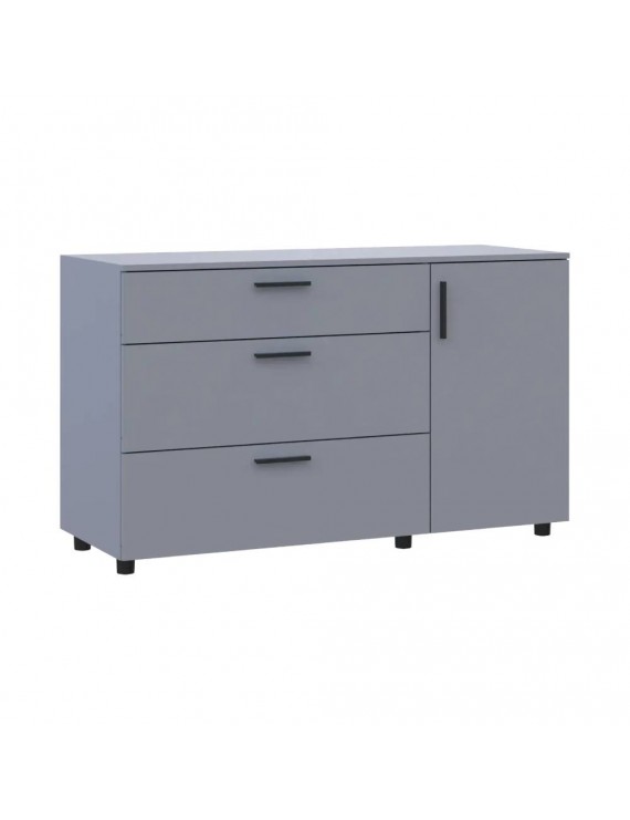 Комод Doros Торн Сірий 3Ш/1Д 135х51.6х80 (DRS-012107)