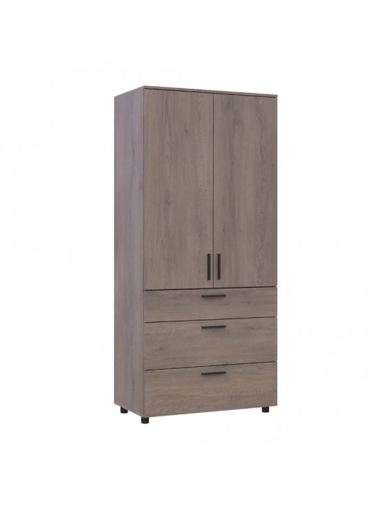 Шафа для одягу Doros Торн Кремона Канноло 2 ДСП/3Ш (штанга) 90х51.6х200 (DRS-012017)
