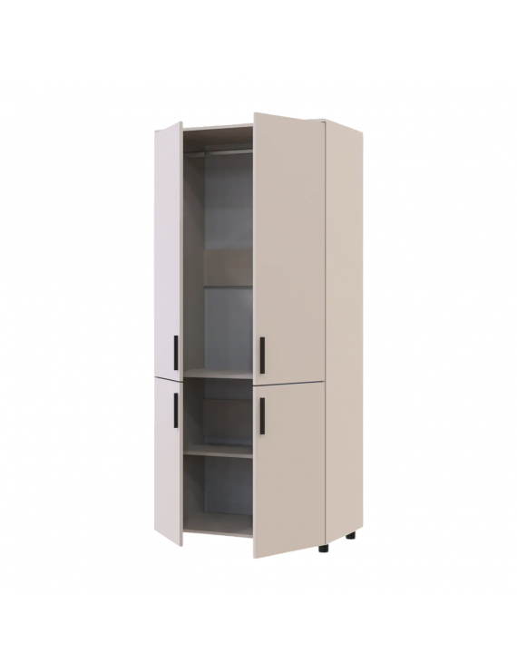 Шафа для одягу Doros Торн Кашемір 2 ДСП (штанга) 90х51.6х200 (DRS-012027)