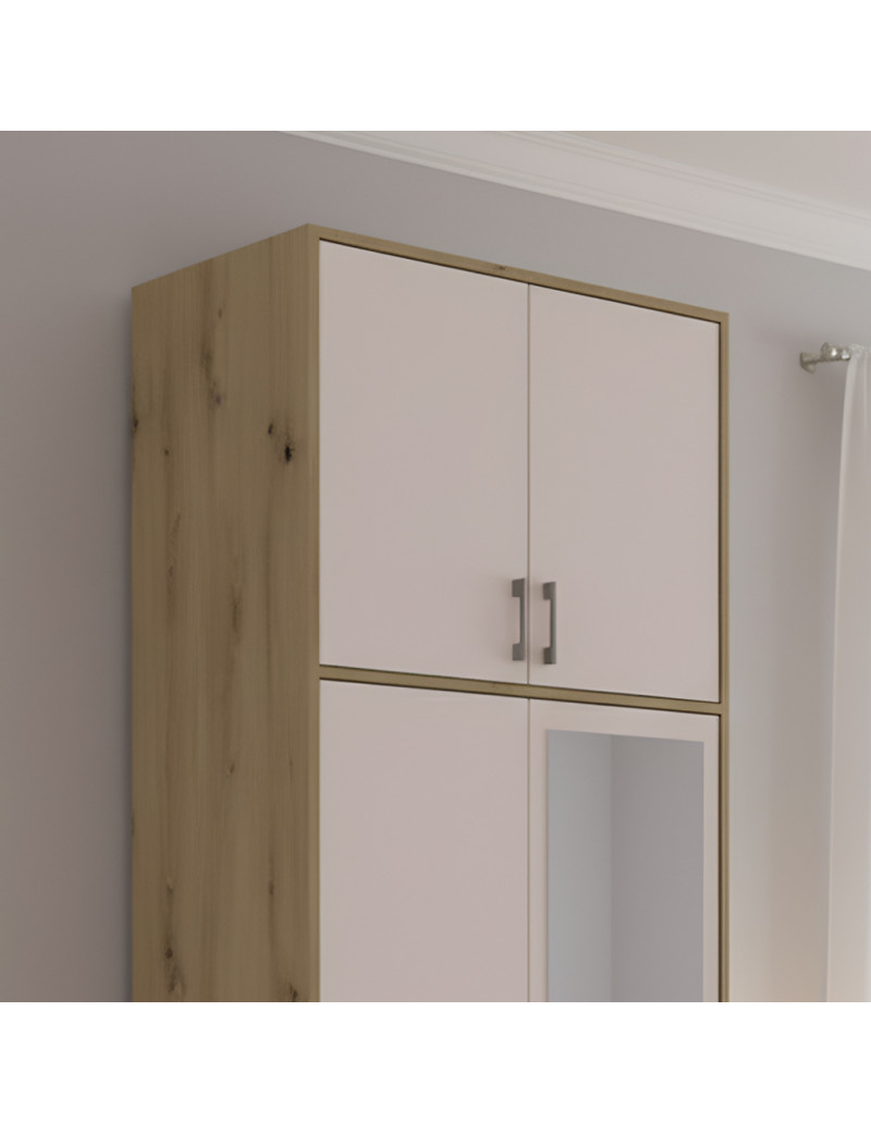 Антресоль висока Doros Ронді Дуб Артизан/Кашемір 2 ДСП 82х52х65 (DRS-011908)