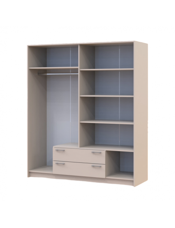 Шафа для одягу Doros Ронді Кашемір 4 ДСП 160х52х195 (80738477) (DRS-012191)