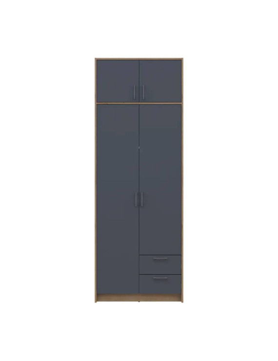 Антресоль Doros Ронді Дуб Артизан/Графіт 2 ДСП 82х52х41 DRS-011606 (80737812)