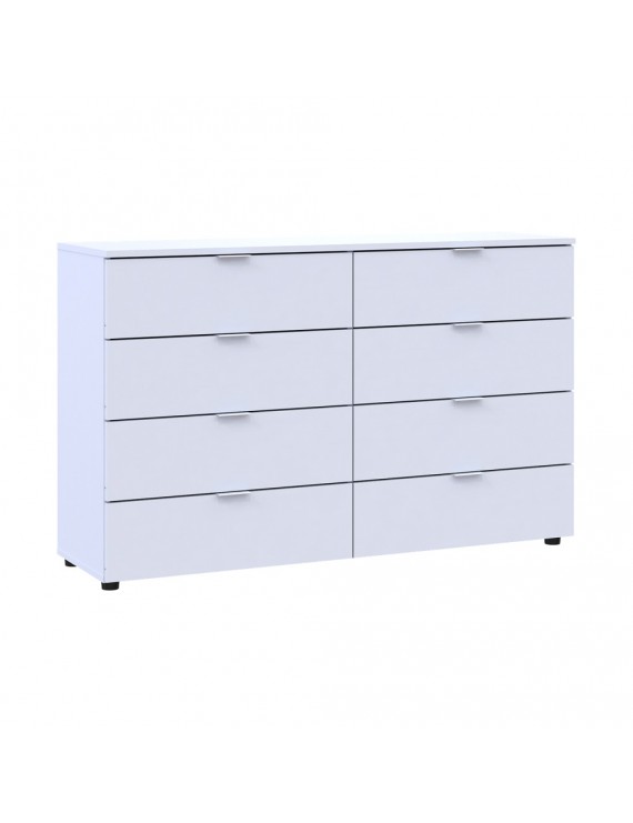 Комод Doros Рон 8 Білий 8 шухляд 130х38х81 DRS-011774 (41516172)