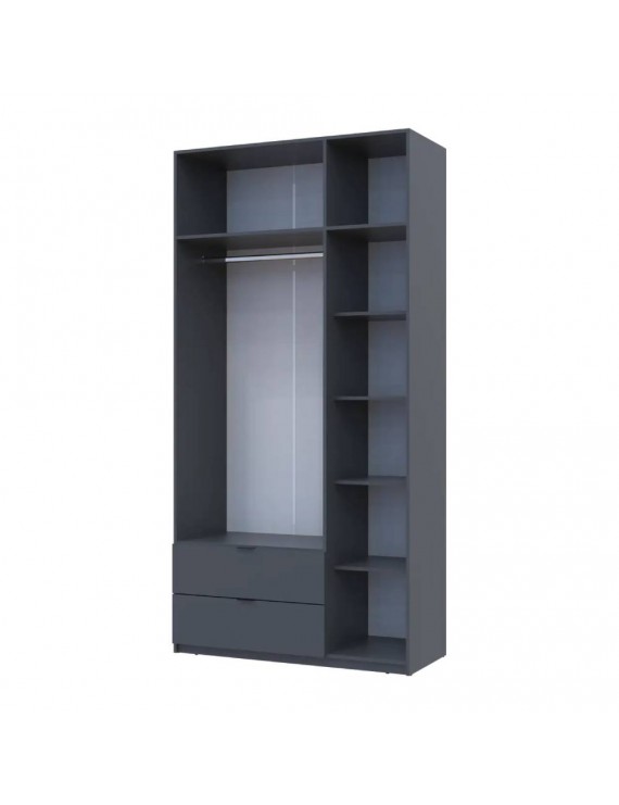 Шафа для одягу Doros Лукас Графіт 3ДСП 120х50х240 DRS-011650 (80737797)