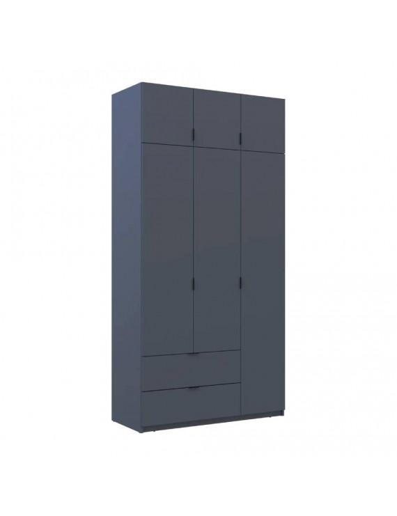 Шафа для одягу Doros Лукас Графіт 3ДСП 120х50х240 DRS-011650 (80737797)