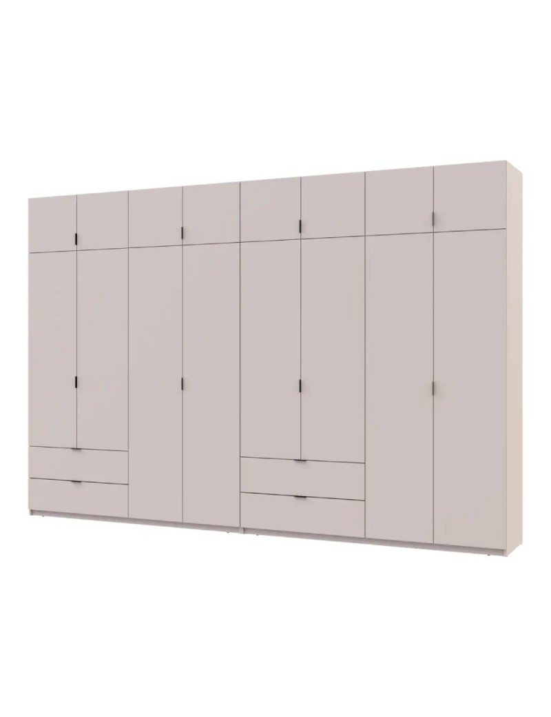 Шафа для одягу Doros Лукас Кашемір 4+4 ДСП 360х50х240 DRS-011722 (42005144)