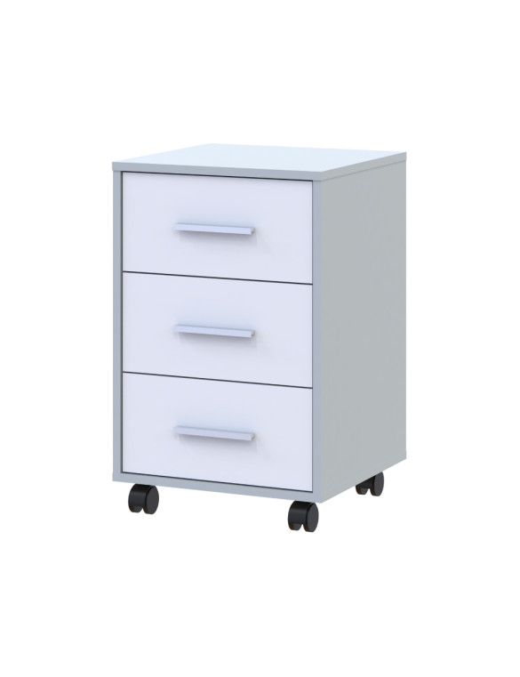 Тумба офісна Doros Т3 43х42х66,4 см Сірий/Білий (DRS-011402)