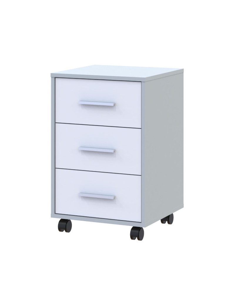 Тумба офісна Doros Т3 43х42х66,4 см Сірий/Білий (DRS-011402)
