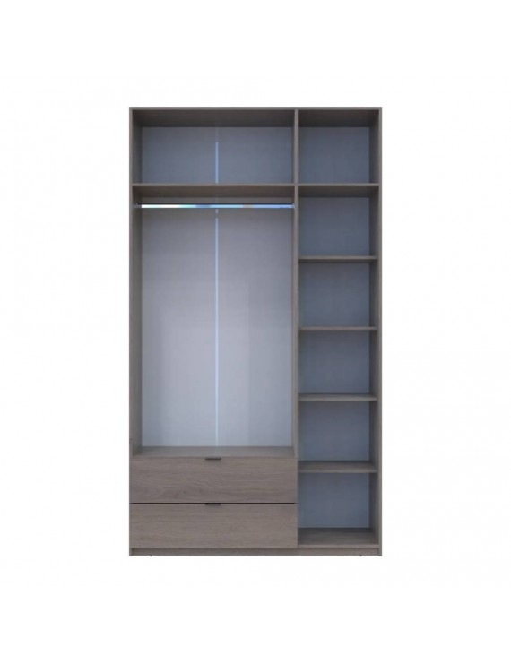 Шафа розпашна з антресоллю Doros Лукас 135х50х240 см Канноло (DRS-011883)