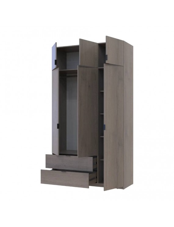 Шафа розпашна з антресоллю Doros Лукас 135х50х240 см Канноло (DRS-011883)