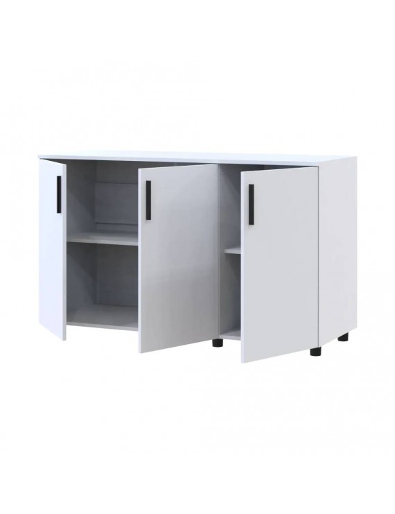 Комод Doros Торн Білий 3 ДСП 135х51.6х80 (DRS-012098)