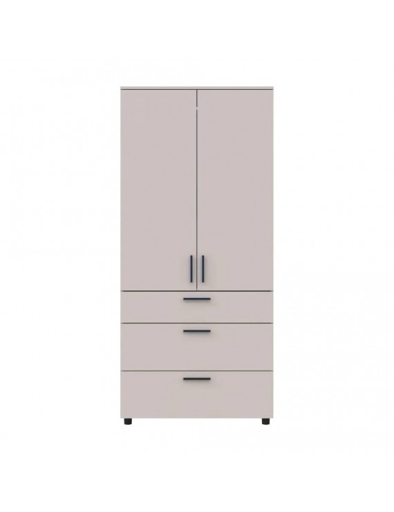 Шафа для одягу Doros Торн Кашемір 2 ДСП/3Ш (полиці) 90х51.6х200 (DRS-012028)