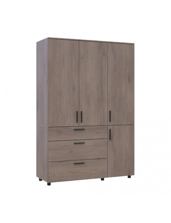 Шафа для одягу Doros Торн Кремона Канноло 3 ДСП/3Ш (полиці) 135х51.6х200 (DRS-012068)