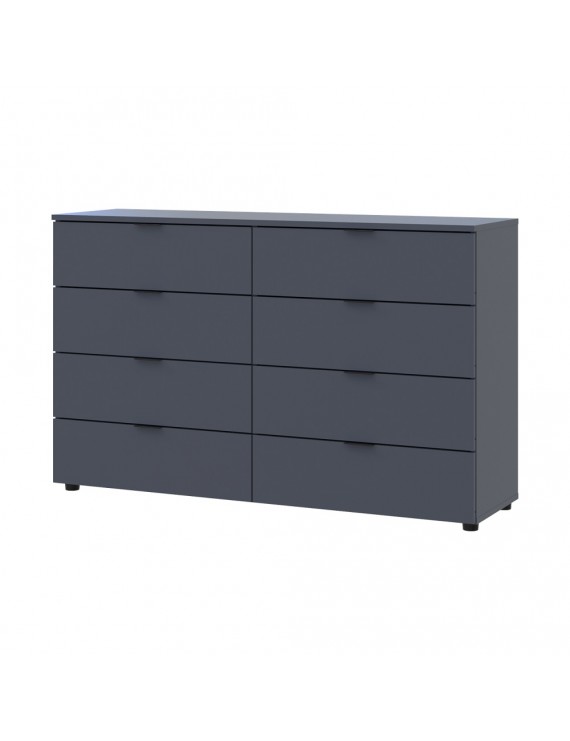 Комод Doros Рон 8 Графіт 8 шухляд 130х38х81 DRS-011775 (41516173)