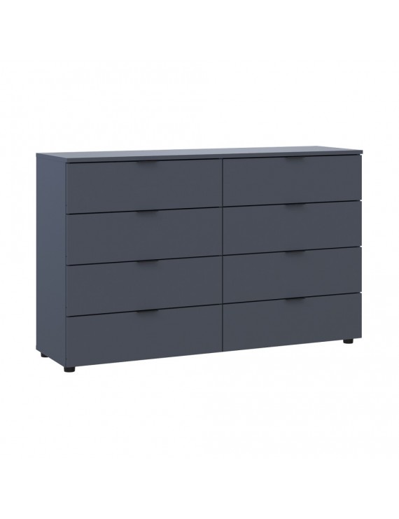 Комод Doros Рон 8 Графіт 8 шухляд 130х38х81 DRS-011775 (41516173)
