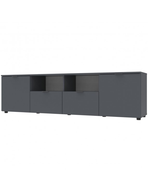 Тумба під ТВ Doros Рон 4 180х38х50 см Графіт (DRS-011299)