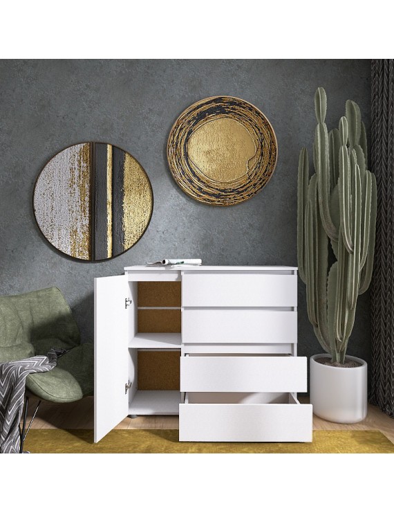 Комод Еверест КЛ-3 Лайт (телескопічні) 105х38х93 см Німфея Альба (DTM-4644)