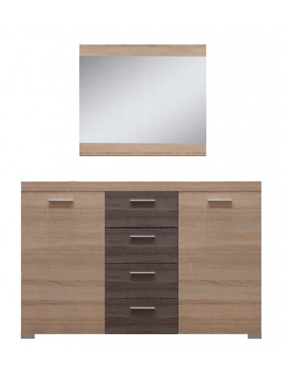 Великий комод Еверест К-7 Британія (телескопи) + Дзеркало Британія сонома + трюфель (DTM-2654)