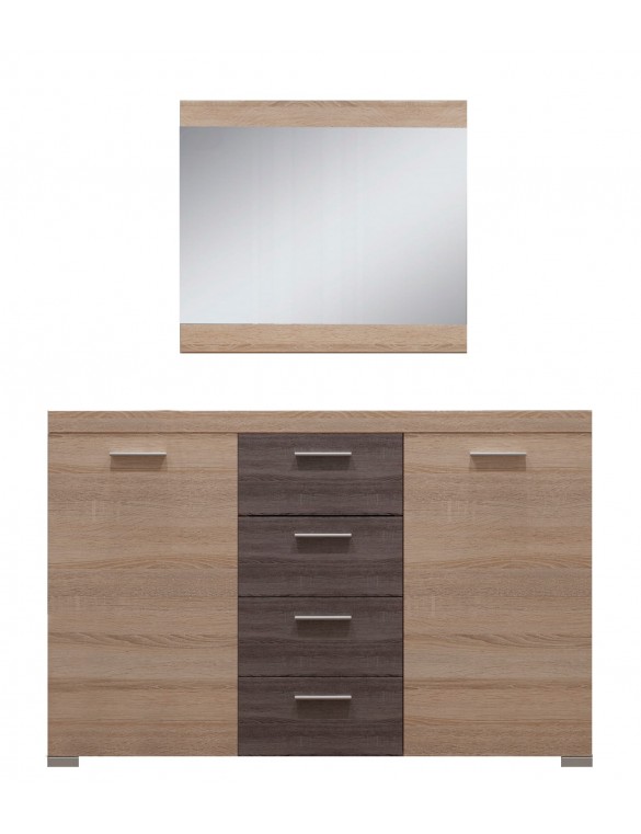 Великий комод Еверест К-7 Британія (телескопи) + Дзеркало Британія сонома + трюфель (DTM-2654)