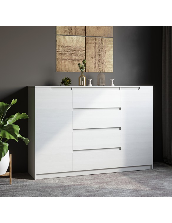 Великий комод для дому Еверест Мікс-3 (телескопи) 140х38х97 німфея альба (DTM-2467)