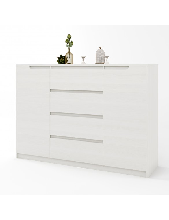 Великий комод для дому Еверест Мікс-3 (телескопи) 140х38х97 німфея альба (DTM-2467)