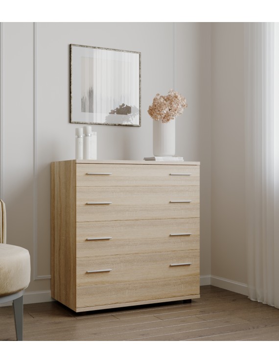 Комод для постільної білизни Еверест К-2 80х45х85 дуб сонома (телескопи) (DTM-2451)