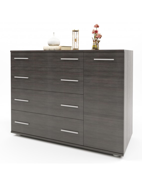 Комод для спальні Еверест з 4-ма ящиками К-3 (телескопи) 100х38х73 венге темний (DTM-2493)