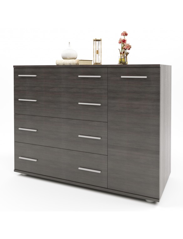 Комод для спальні Еверест з 4-ма ящиками К-3 (телескопи) 100х38х73 венге темний (DTM-2493)