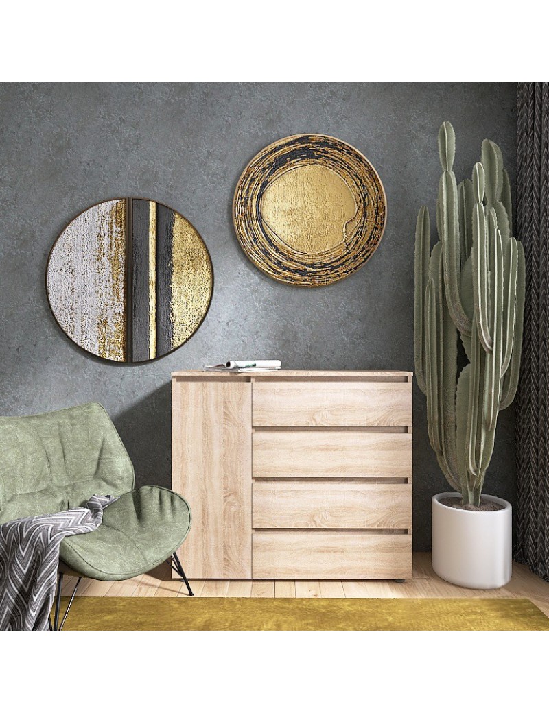 Комод Еверест КЛ-3 Лайт (телескопічні) 105х38х93 см Дуб сонома (DTM-4643)