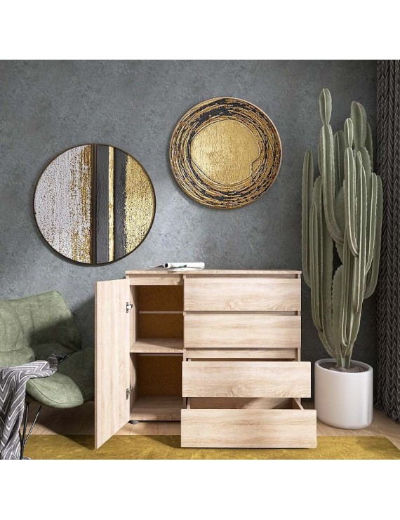 Комод Еверест КЛ-3 Лайт (телескопічні) 105х38х93 см Дуб сонома (DTM-4643)