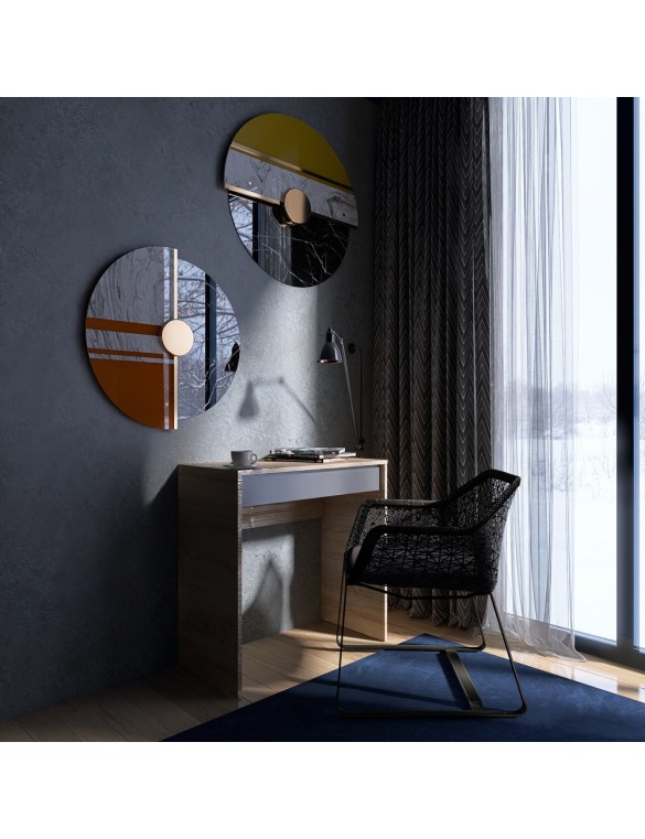 Стіл письмовий Міні з висувною шухлядою Еверест Сіті-750 75,2х38х74,6 см Дуб сонома/Графіт (DTM-071105)