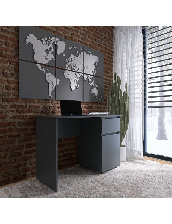 Комп'ютерний стіл Еверест СЛ-1 Лайт 110х55х77 см Графіт (DTM-4909)