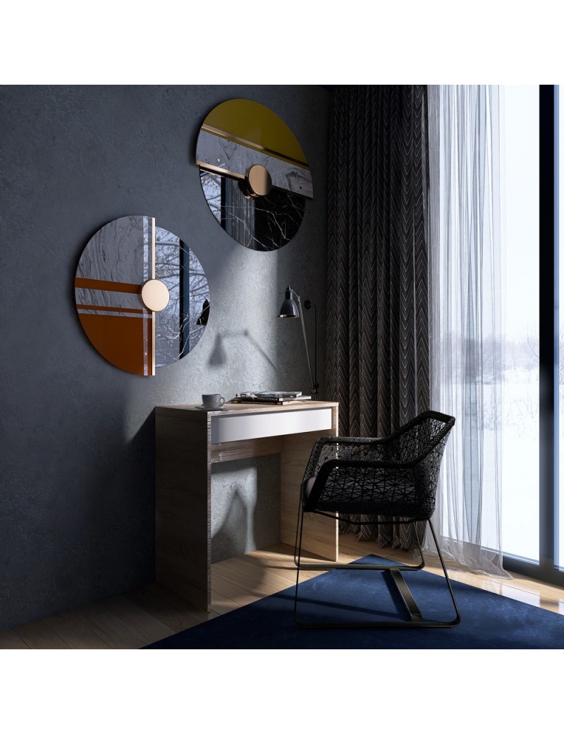 Стіл письмовий Міні з висувною шухлядою Еверест Сіті-750 75,2х38х74,6 см Дуб сонома/Білий (DTM-071106)